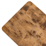 Levede Computer Desk Study Home Table with 4-Tier Shelf - Side View