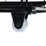 Levede King Bed Frame Industrial Storage LED Charing - Side View