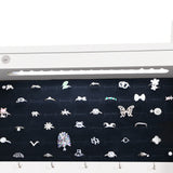 Levede Mirror Jewellery Cabinet Makeup - Side View