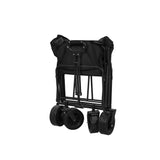 Lambu Garden Camping Trolley Outdoor Black - Side View