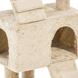 PaWz Cat Tree Scratching Post Scratcher Beige - Side View