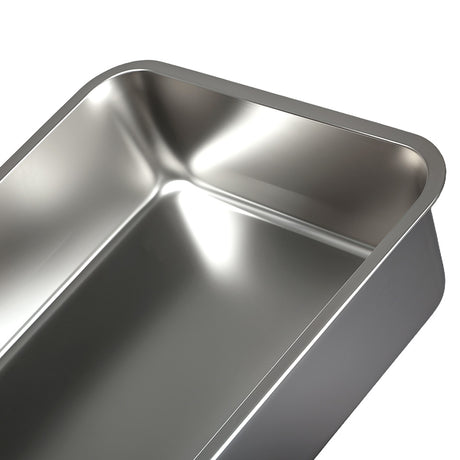 Pawz Stainless Steel Large Semi-Enclosed Cat Litter Box-2011971128762961923
