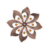 Garden Windmill Wind Spinner Metal Ornaments - Side View