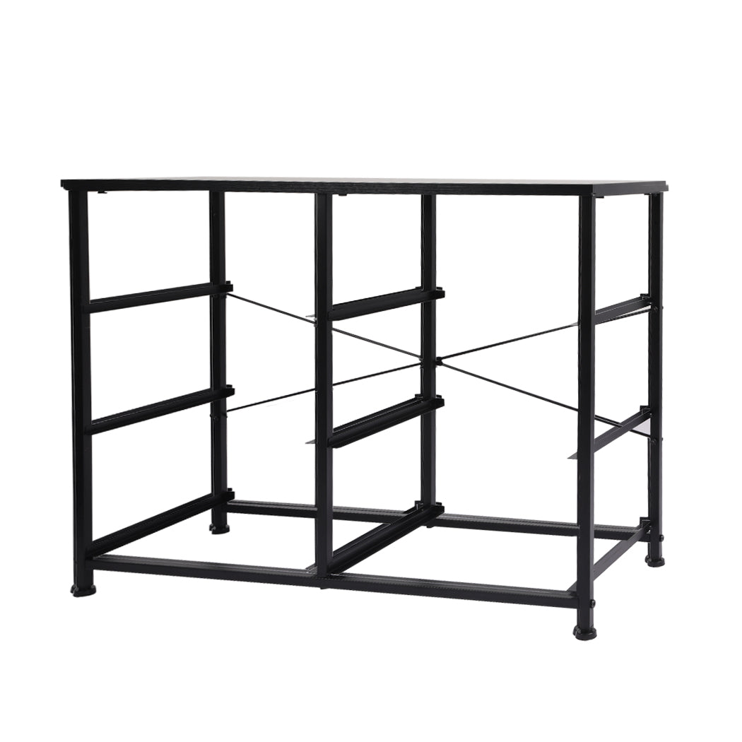 Levede Storage Cabinet Tower Chest Dark Grey-1954802982021369859