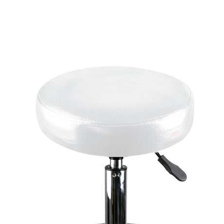 2x Levede Swivel Salon Barstool Hairdressing White-1954802613753090051