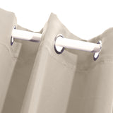 2x Blockout Curtains Panels 3 Layers Beige CD1003-132X213-GR - Side View