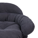 Pawz Elevated Pet Dog Cat Sofa Bed Couch XL Size Grey - Side View