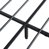 Levede King Bed Frame Storage Headboard Industrial - Side View