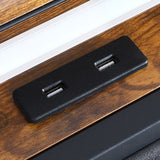 Levede Single Bed Frame Leather Headboard RGB 2 Drawers-2006732795887620099