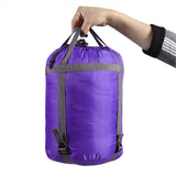 Mountview Single Sleeping Bag Bags Outdoor Purple - Side View