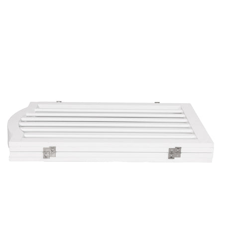 PaWz Wooden Pet Gate Dog Fence Safety White-1954802550205190147