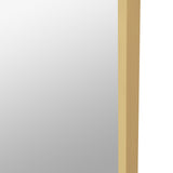 Yezi Floor Mirror Full Length Mirrors 1.8M Gold White-2006733284486287363
