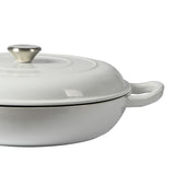 TOQUE 3.5L Enamel Dutch Oven Pan in White Colour-2018816806898241539