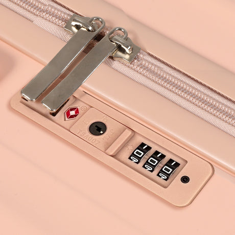 Slimbridge 26" Luggage Trolley Travel Hard Pink-2018816860824408067