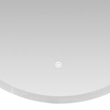 EMITTO LED Wall Mirror Round Anti-fog 60CM - Side View
