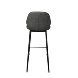 Levede 2x Bar Stool Barstools Counter Grey-2006733275812466691