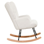 Levede Fleece Rocking Chair-2018816903203655683