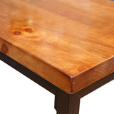 Levede 3pcs Bar Table Barstools Industrial - Side View