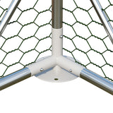 Pawz 600x300x194cm Large Metal Walk-in Chicken Coop Cage - Side View