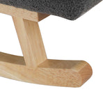 Levede Fleece Rocking Chair with footstool-2006732864741314563
