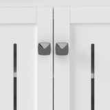 Levede Shoe Cabinet Door Storage Rack Cupboard White-2011971110060560387