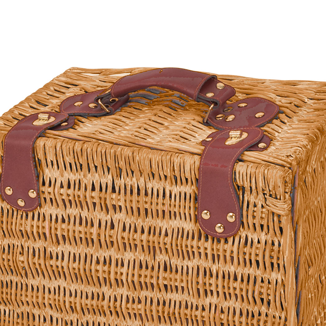 4 Person Picnic Basket Baskets Set Outdoor-2006732947310383107