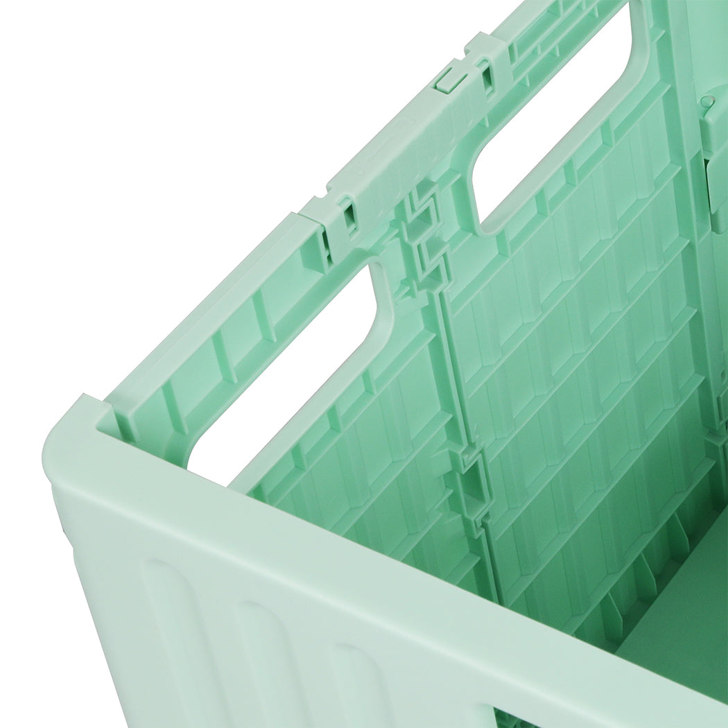 Folding Shopping Trolley Cart Portable Green-2006733034371551235