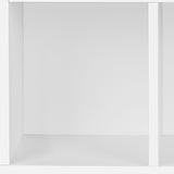 Levede Kids Bookcase Toys Box Shelf White - Side View