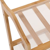 Levede Bamboo Shoe Rack Storage Wooden - Side View