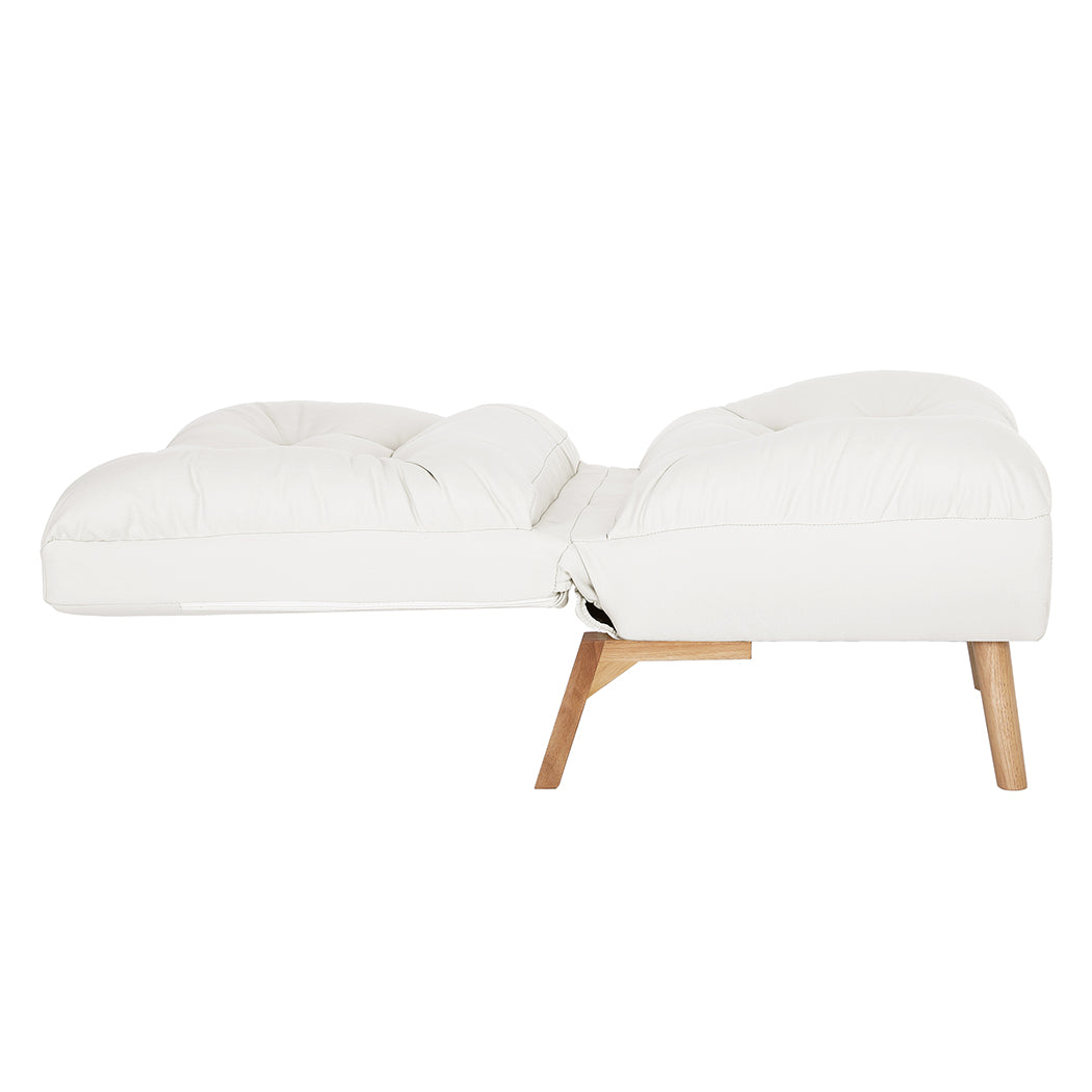 Levede Lounge Accent Chair Sofa Recliner Cream-2006733303171911683