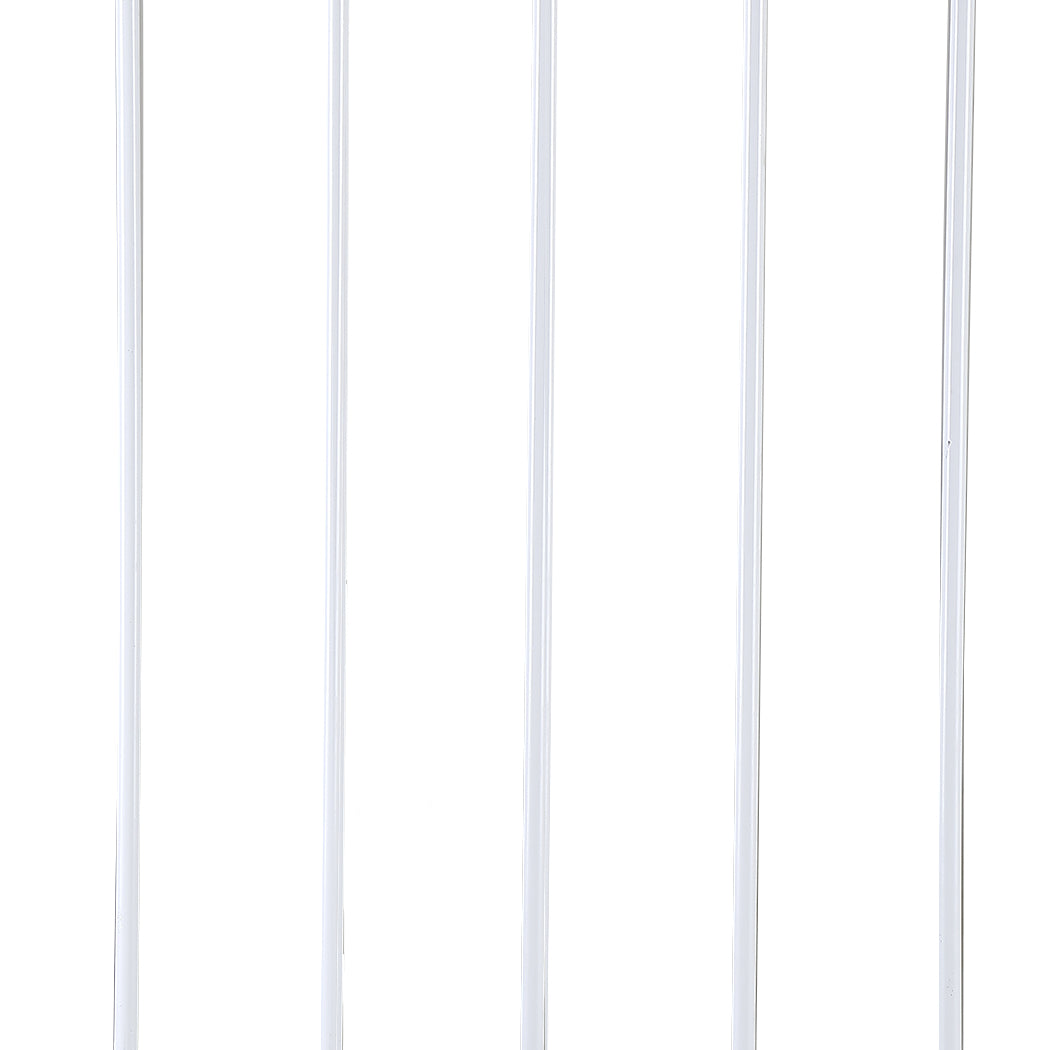 Levede Baby Safety Gate Adjustable Pet White 45cm Extension-2018816650576531459