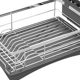 Toque Dish Drying Rack Plate Drainer Cup Holder - Side View