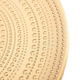 Levede Side Table Coffee Bedside End Golden - Side View