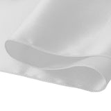 50x Satin Chair Sashes Cloth Cover Wedding - Side View