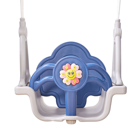 BoPeep Kids Slide Swing Basketball Ring Blue-2006733202248568835