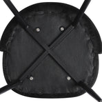 Levede 8x Dining Chairs Kitchen Cafe Black-2006732720549531651