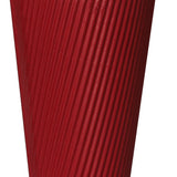 100 Pcs 16oz Disposable Takeaway Coffee Red-2006733304207904771