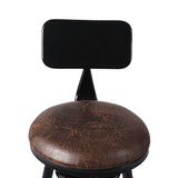 Levede 1x Industrial Bar Stools Kitchen - Side View