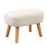 Levede Rocking Chair Ottoman Footrest With Side Pocket - Side View