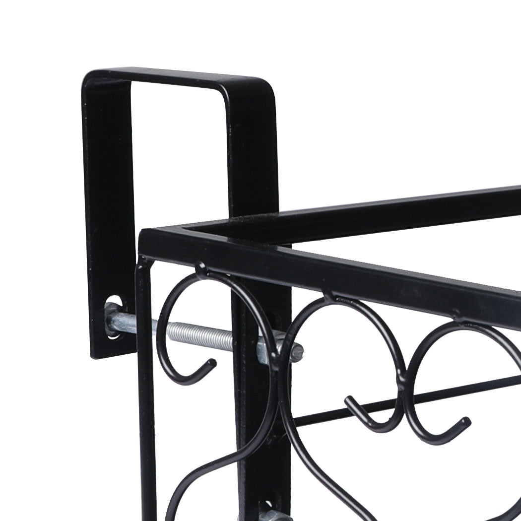 Levede Plant Stand Outdoor Indoor Home Black Rectangle-1954802666710372355