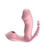 Urway Wearable Dildo Vibrator Stimulator Pink - Side View