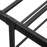 Levede Metal Bed Frame Heavy Duty Storage Space - Side View