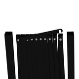 Garden Security Fence Gate Expandable Black - Side View