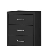 Levede 5 Drawer Office Cabinet Drawers Black - Top-Down View