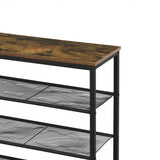 Levede 5-Tier Shoe Rack Storage Cabinet 100cm Wide - Top-Down View