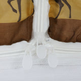 Dreamz Mosquito Bed Nets Foldable Canopy Queen - Top-Down View