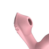 Urway Wearable Dildo Vibrator Stimulator Pink - Top-Down View