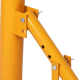 Manan Manual Tyre Changer Tire Changer Yellow - Top-Down View