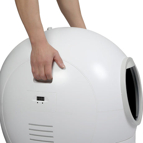 Pawz Self Cleaning Cat Litter Box Large Enclosed Toilet-1954802478600032260