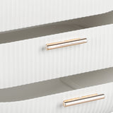 Makeup Organizer Case Drawer Portable White - Top-Down View